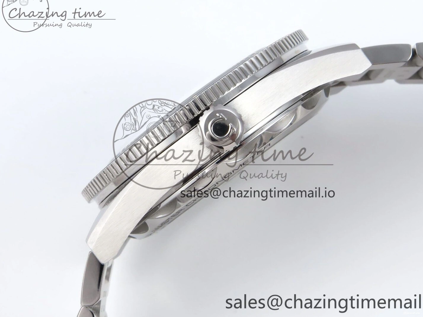 0401 Elegant Seamaster 300 Heritage SS VSF 1:1 Best Edition Blue Dial on SS Bracelet A 7701